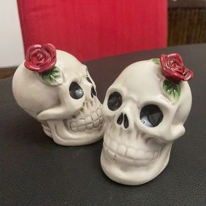 Blue Harbor Vintage Catrina Tweens Skull Salt & Pepper Shaker Set